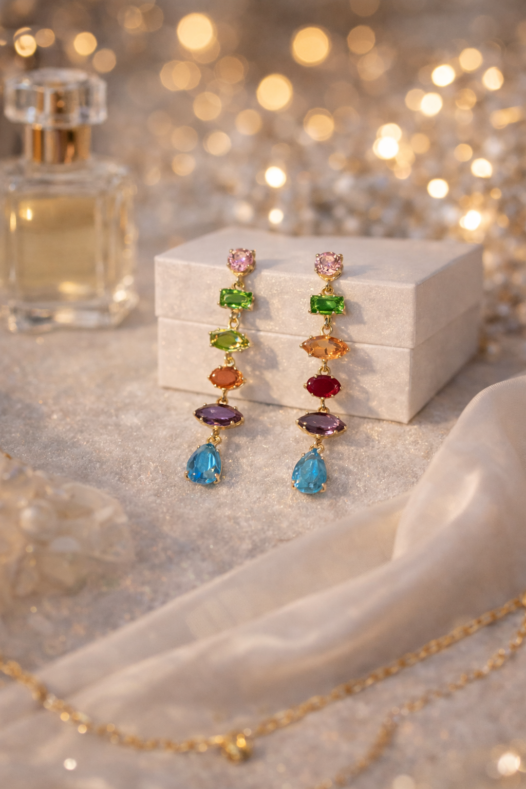 Royal Mosaic Danglers
