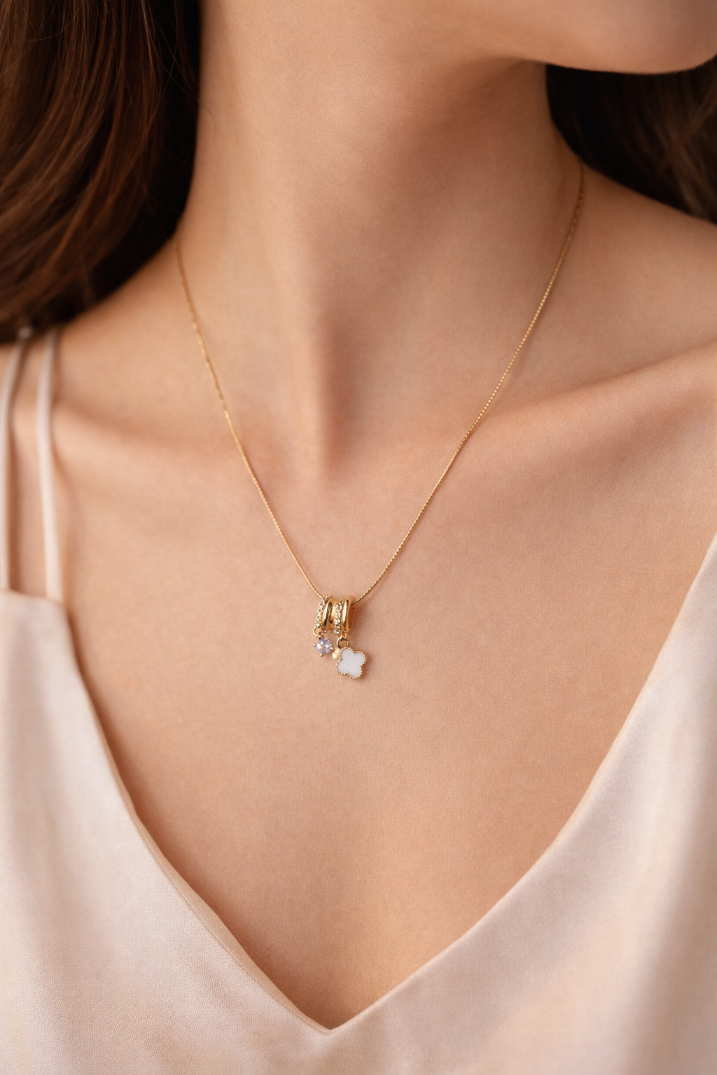 Luna Blue Charm Pendant