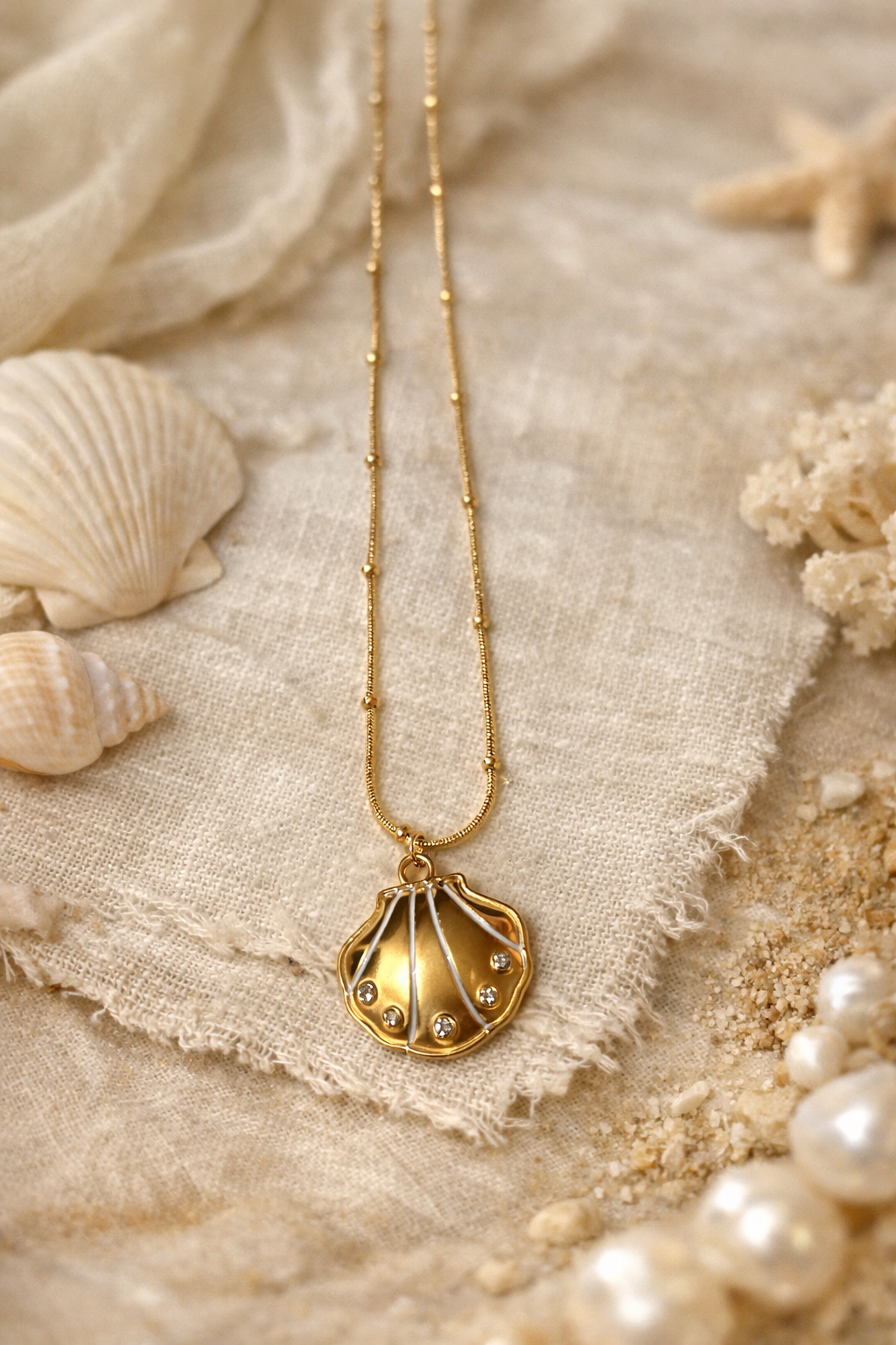 Golden Shore Charm