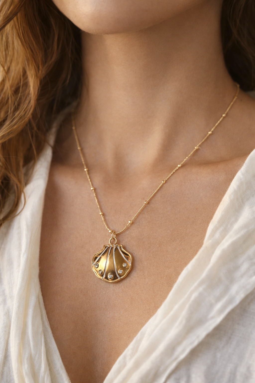 Golden Shore Charm