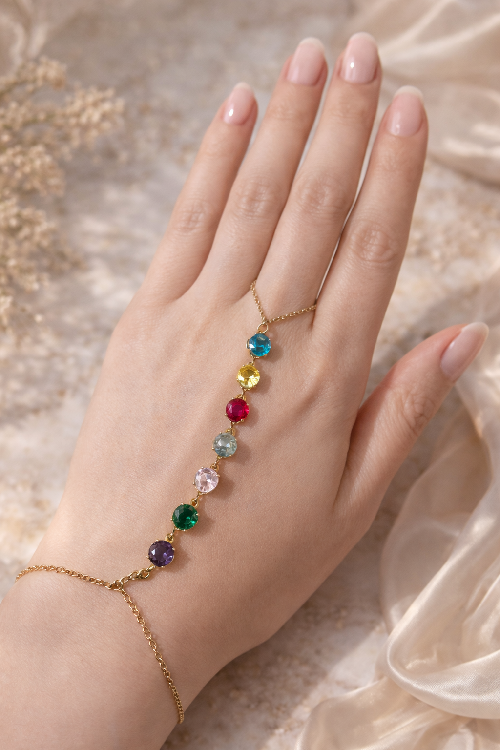 Prism Glow Hand Chain