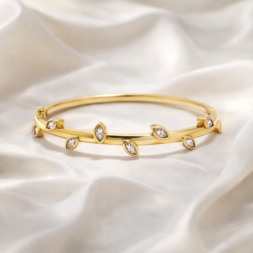 Marquise Glow Bangle