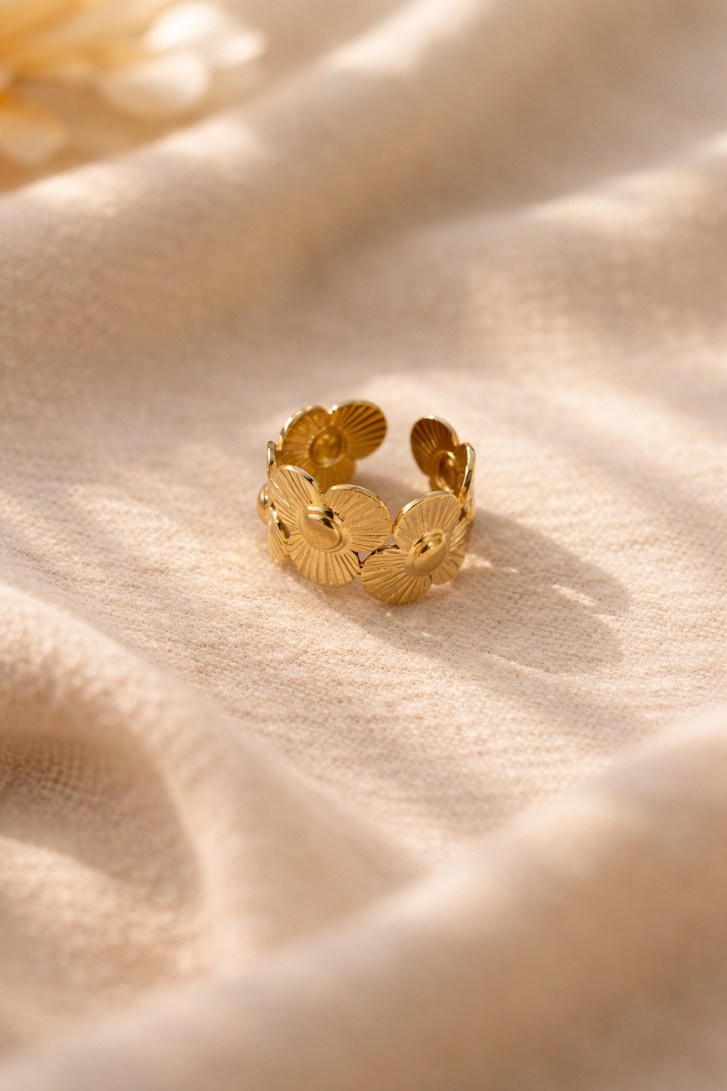 Golden Bloom Ring