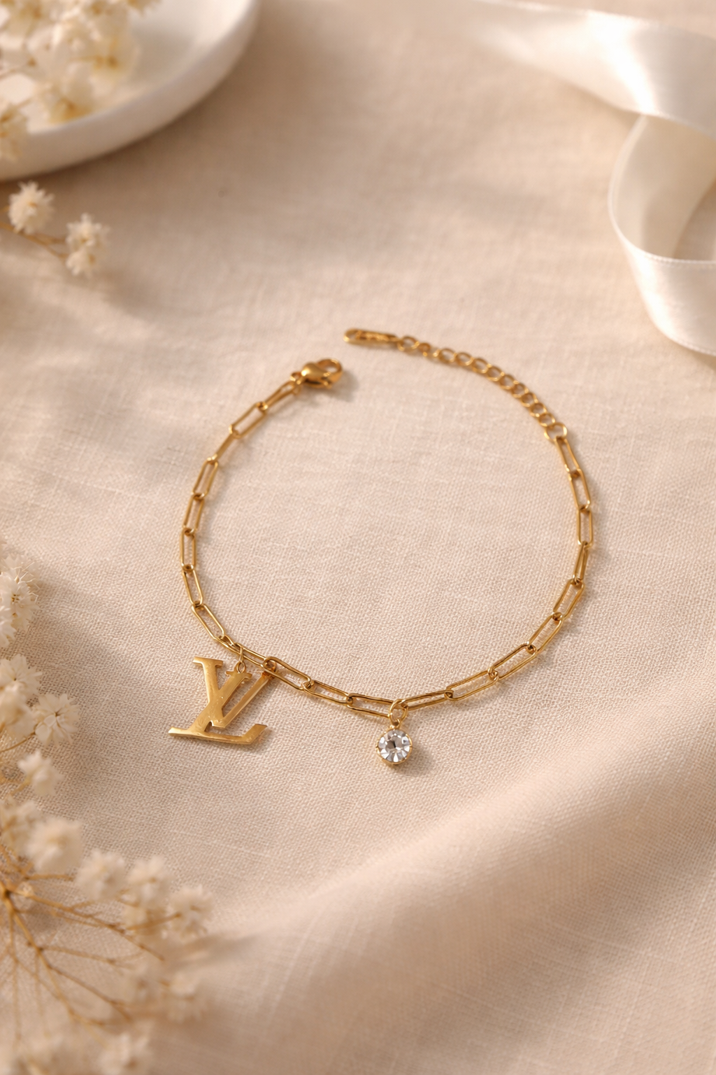 Golden Luxe Charm Bracelet