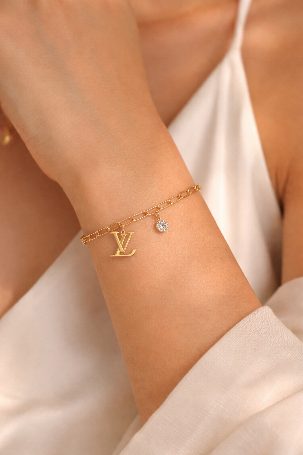 Golden Luxe Charm Bracelet