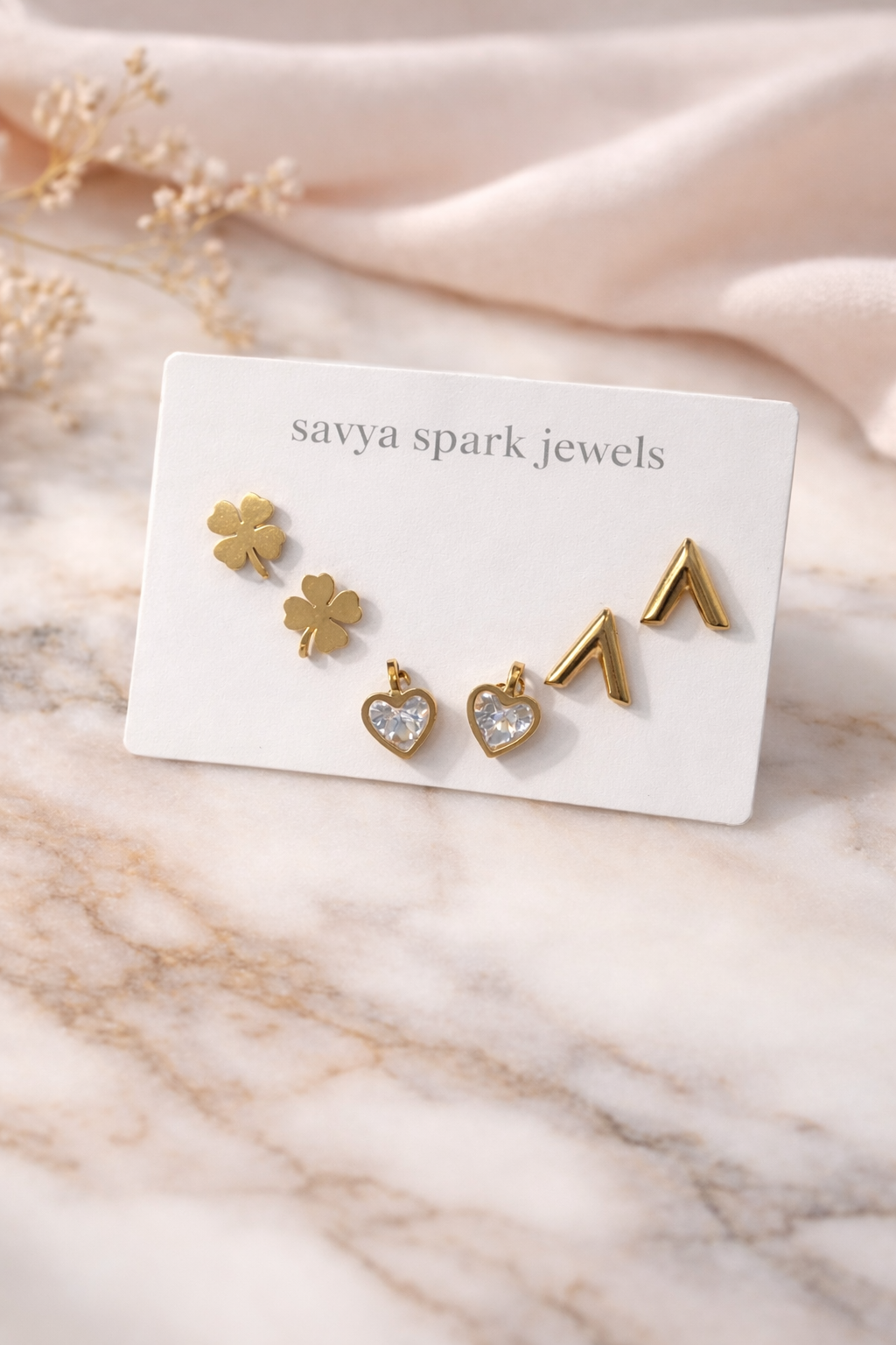 Luxe Love Stud Set