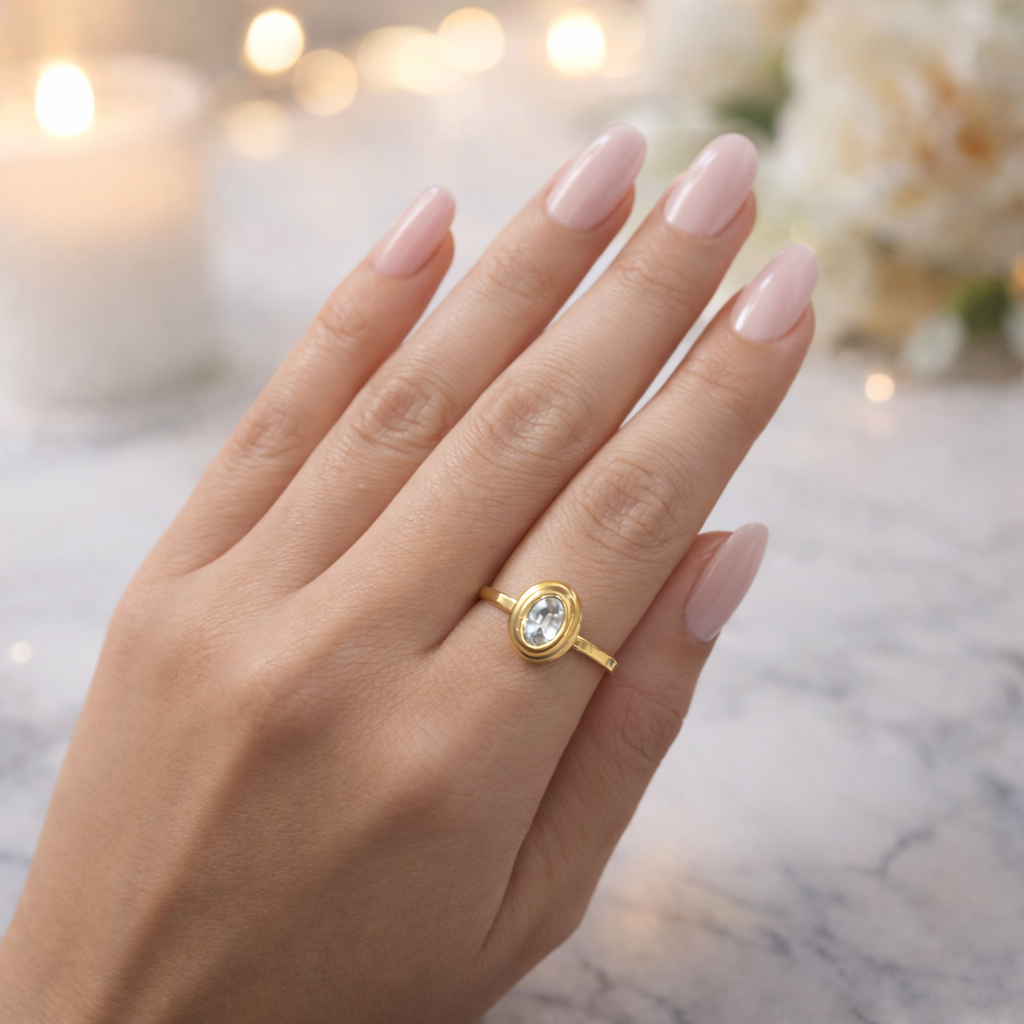 Golden Aura Ring (Adjustable)