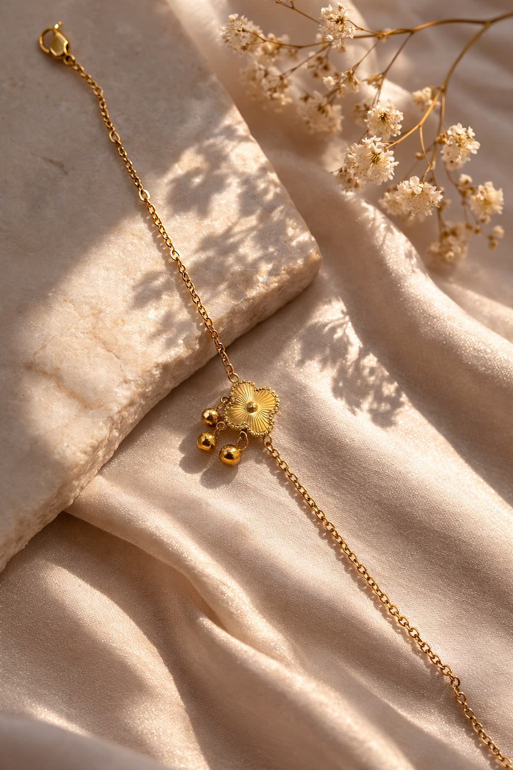 Blossom Bells Gold Bracelet