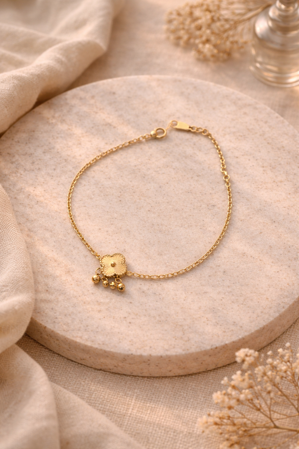 Blossom Bells Gold Bracelet