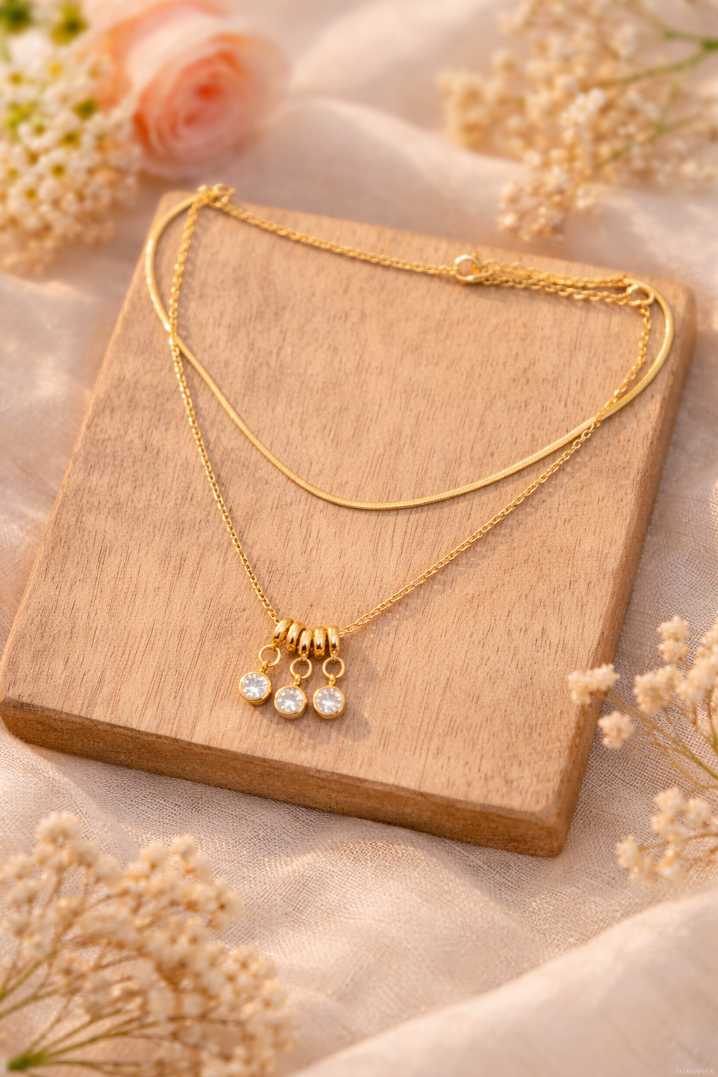 Trio Spark Necklace