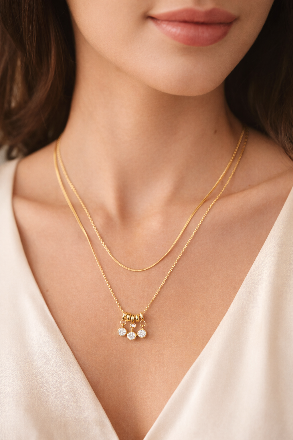 Trio Spark Necklace