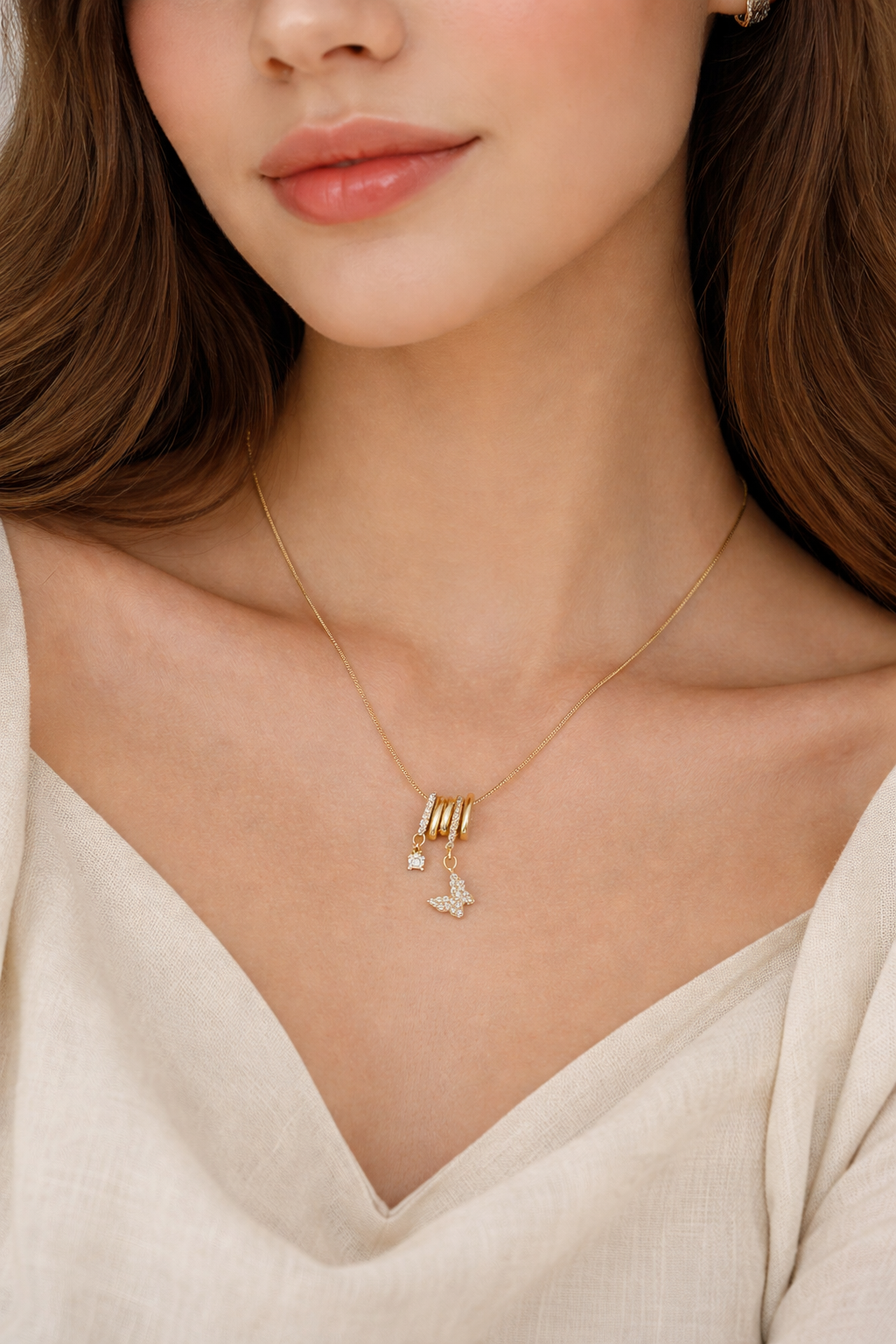 Aurelia Butterfly Pendant