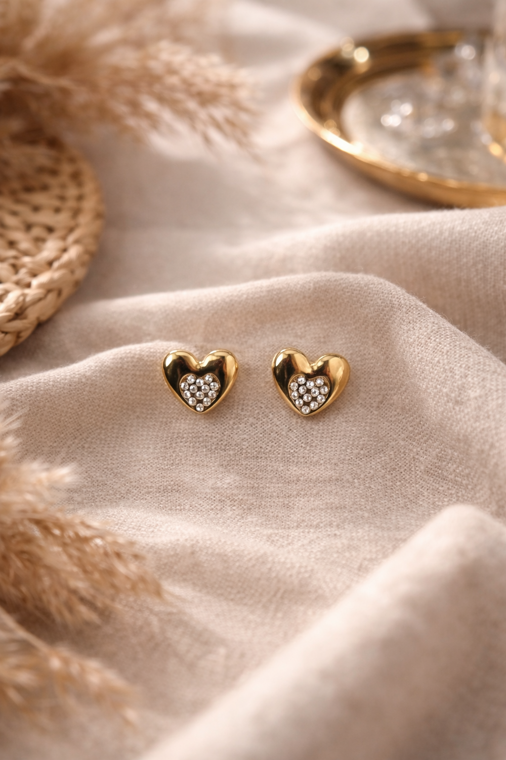 Sparkle Heart Earrings