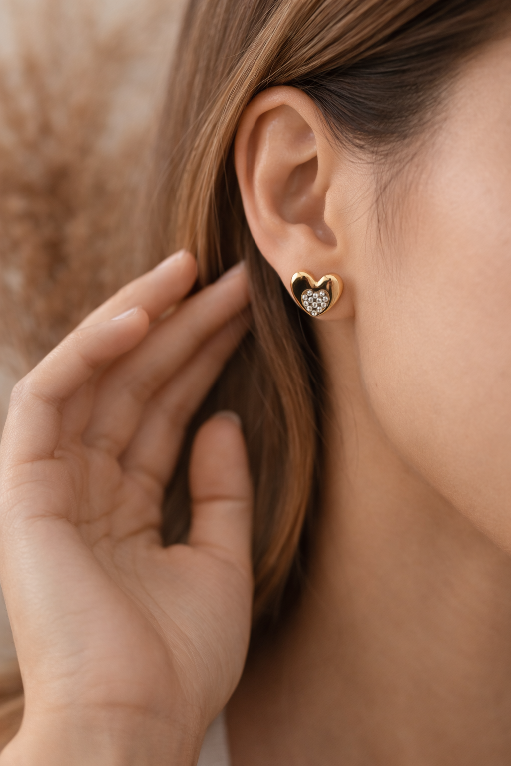Sparkle Heart Earrings