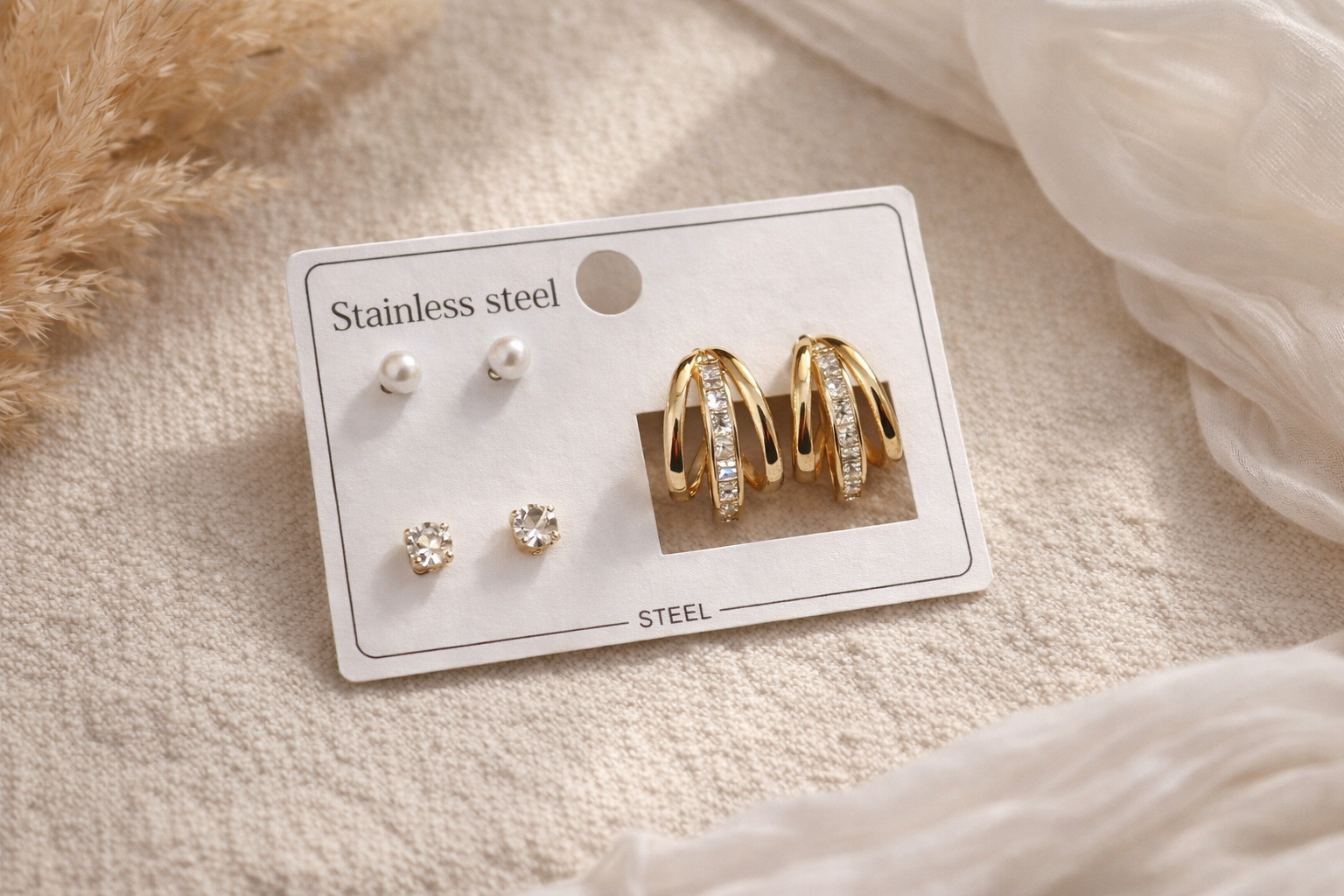 Golden Glow 3-Pair Set