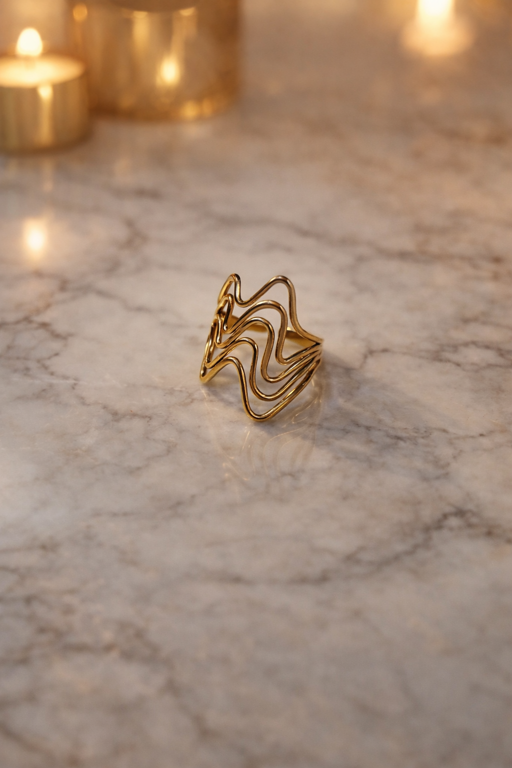 Luxe Ripple Ring