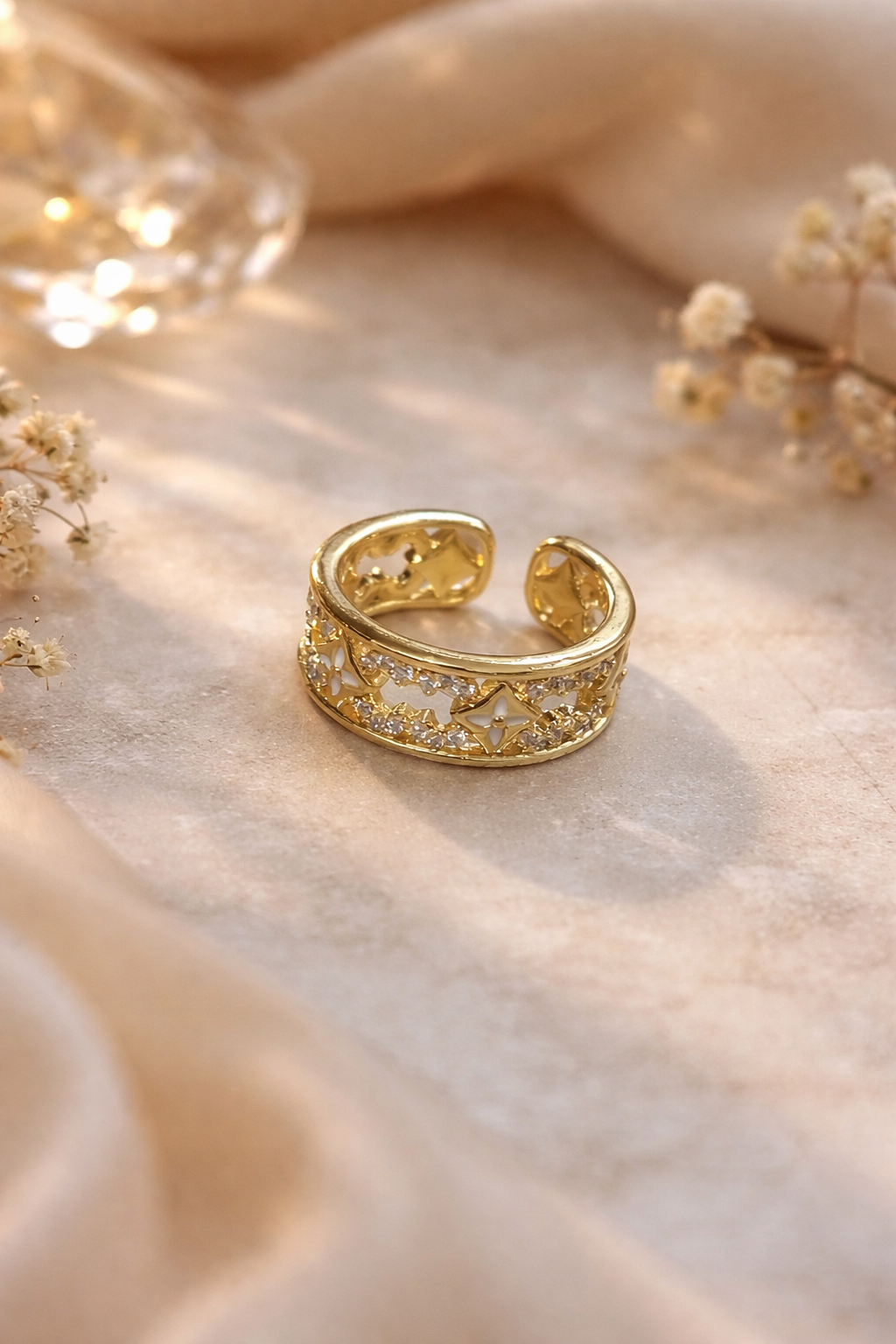 Golden Star Ring