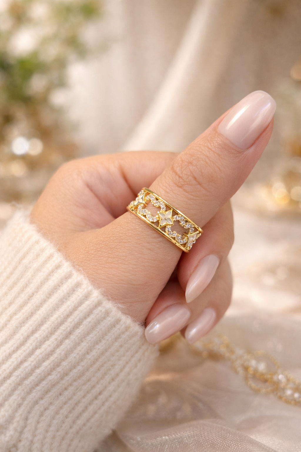 Golden Star Ring