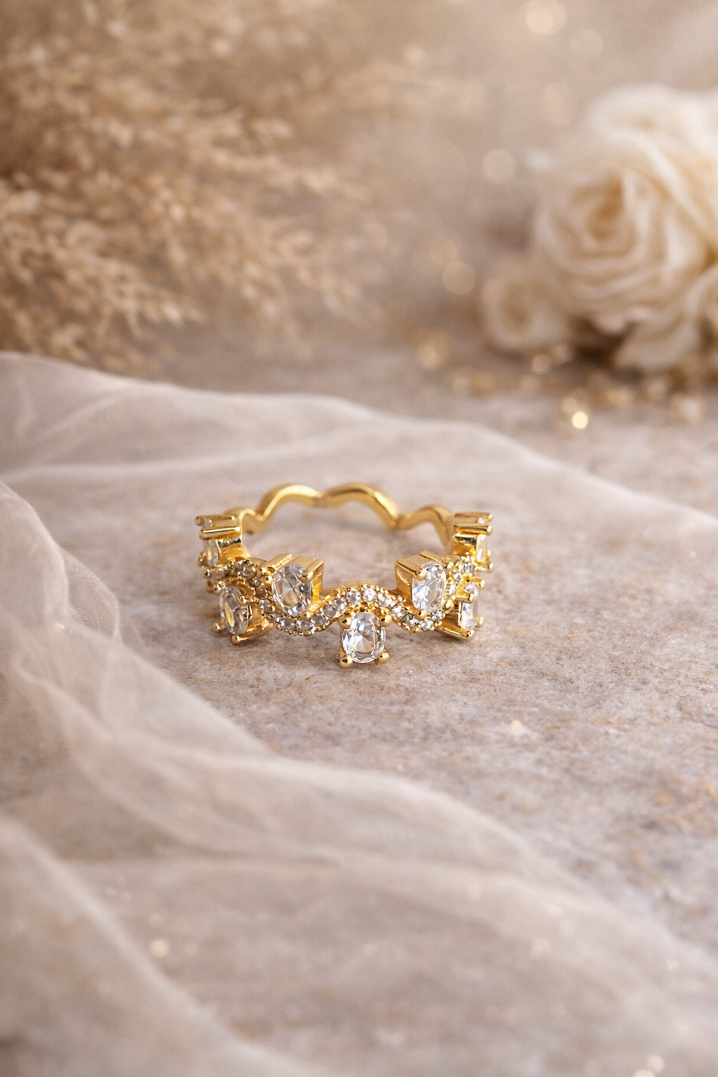 Shimmer Wave Ring