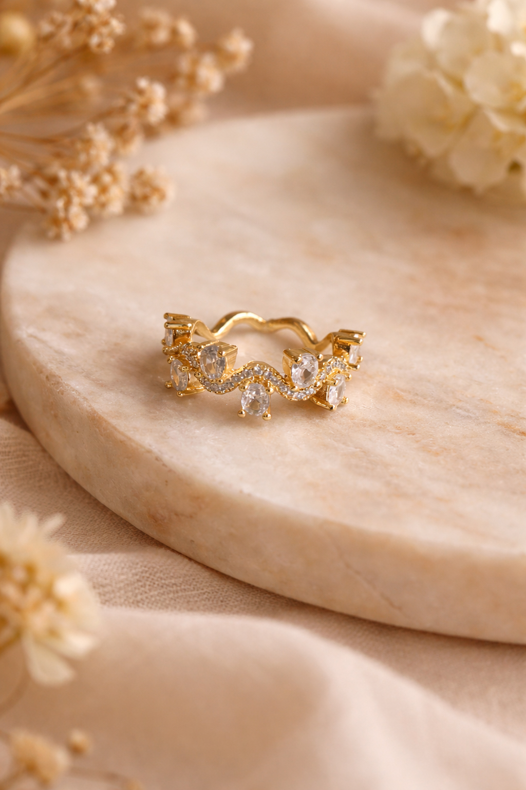 Shimmer Wave Ring