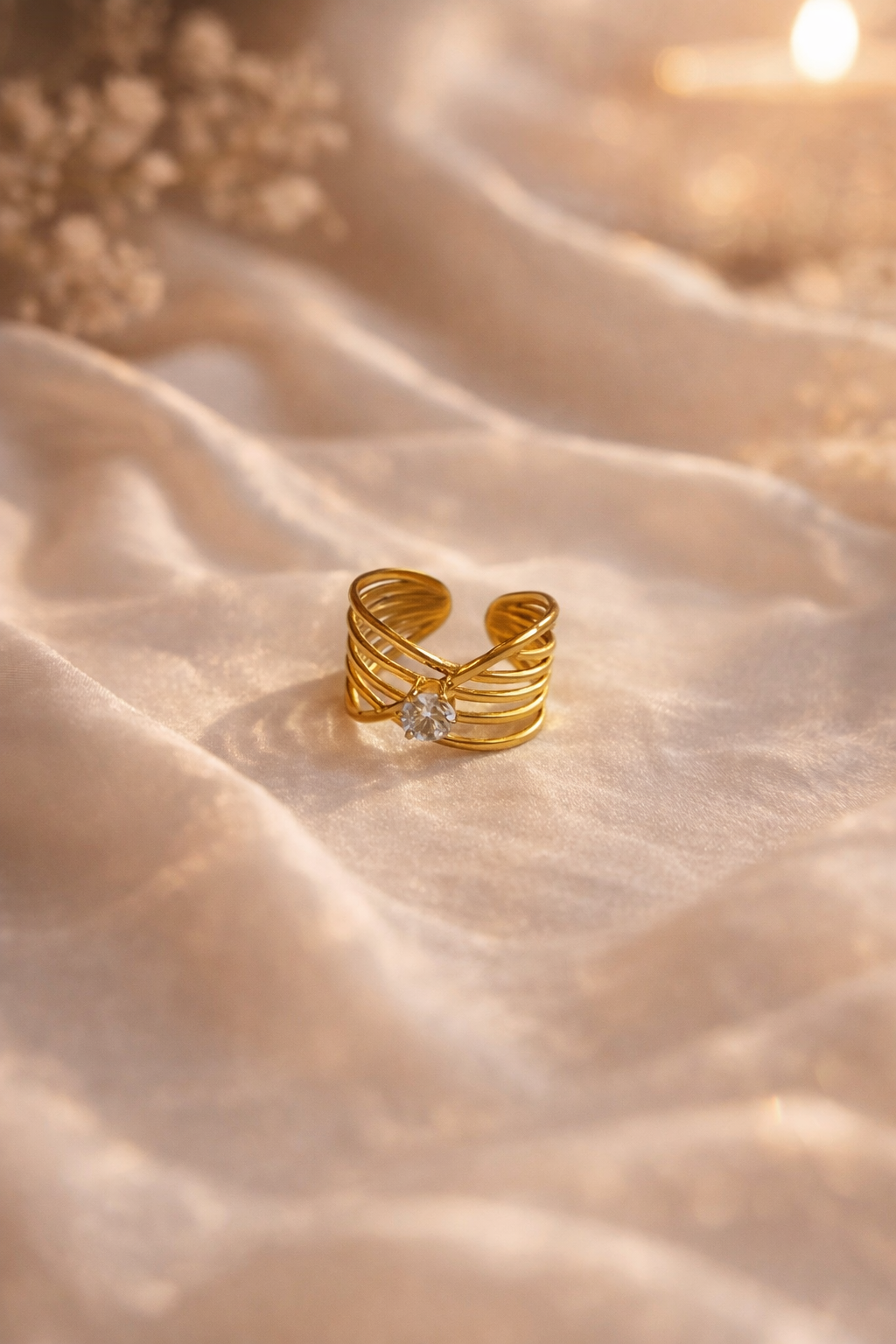 Golden Whisper Ring