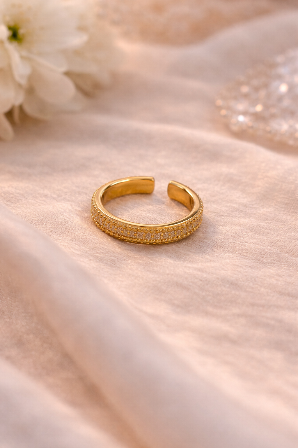 Golden Sparkle Ring