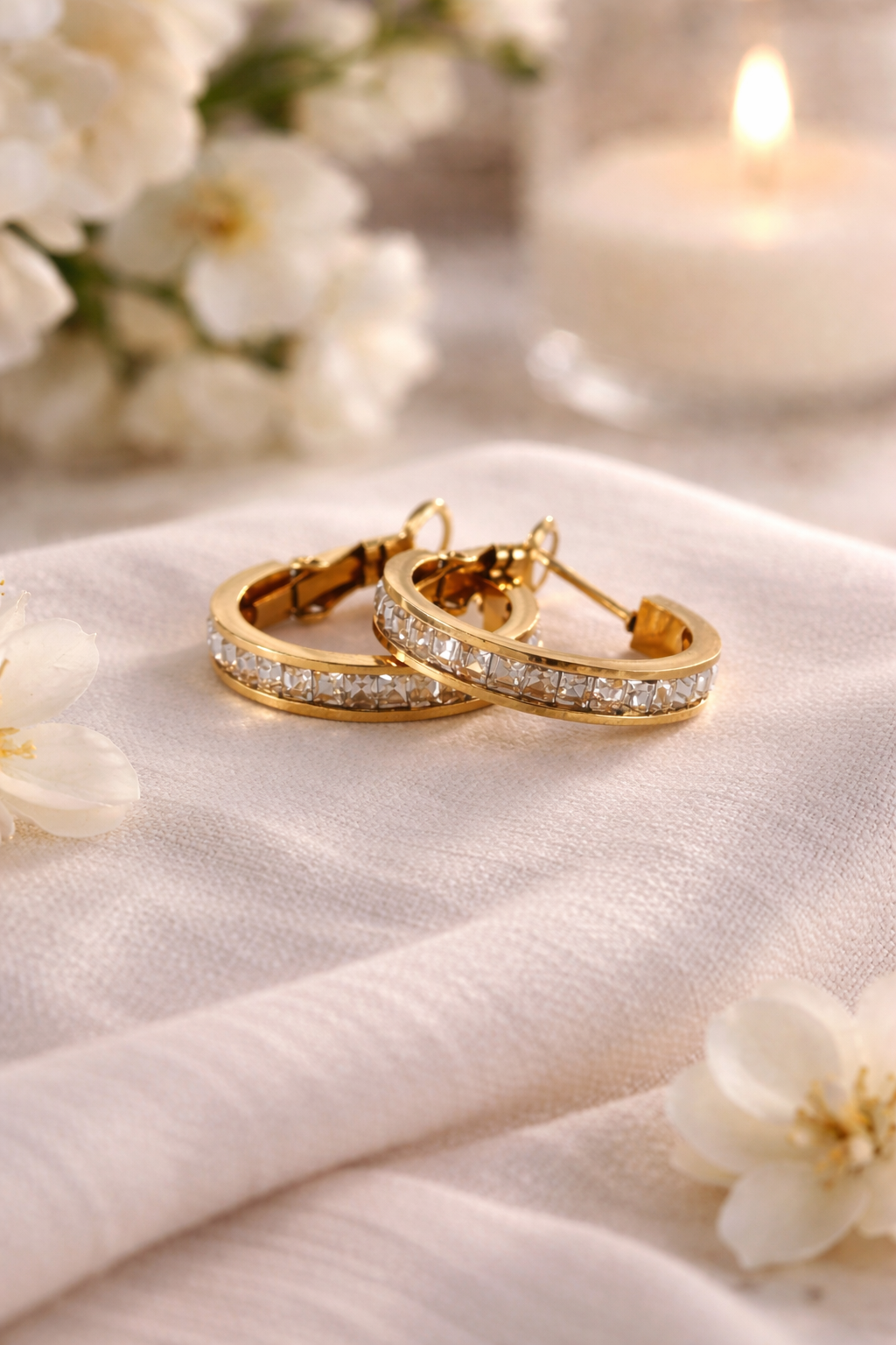 Pearl Hoops